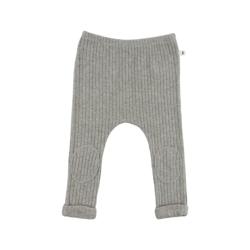 Oh Baby! Girls  Wide Rib Fuzzy Sweater Knit Patch Pant